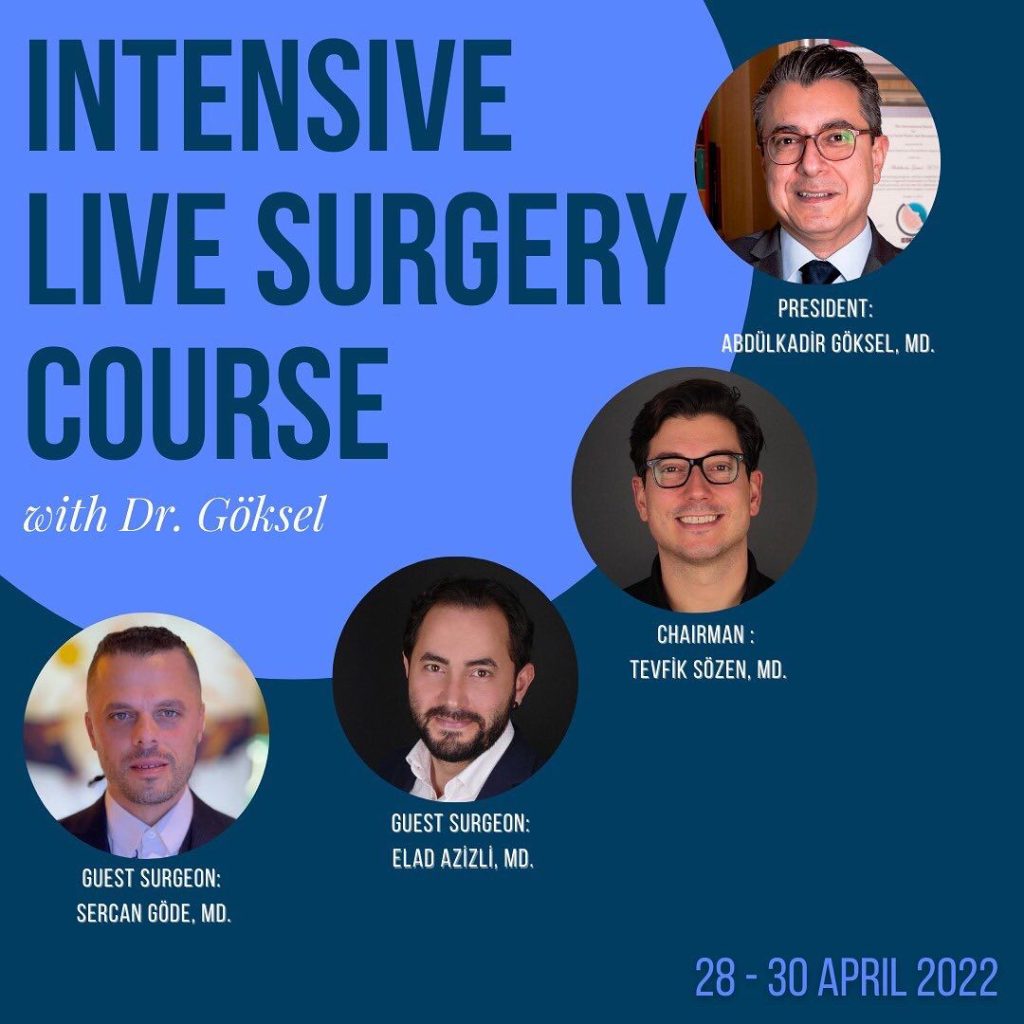 3rd Intensive Live Surgery Course - 28-30 April 2022